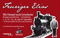 Plakat Septemberfahrten Feuriger Elias